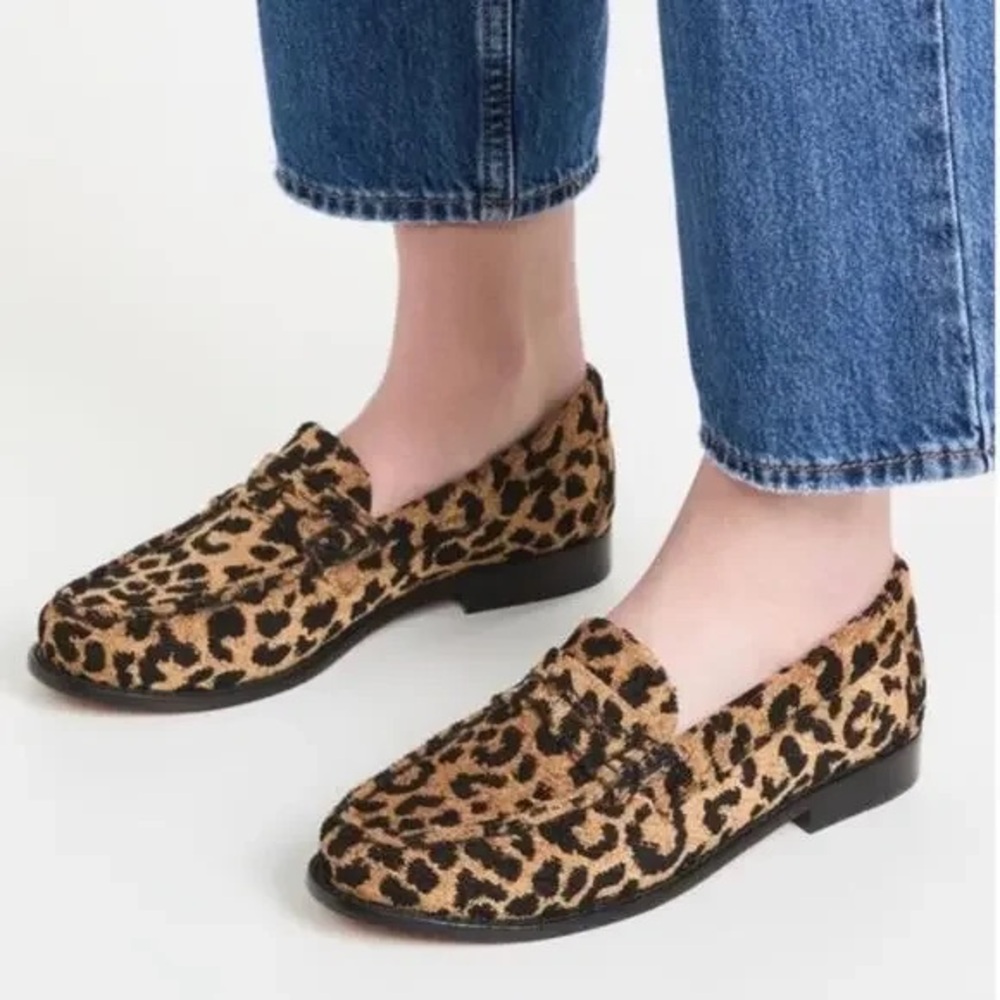 Re/done Leopard Loafers